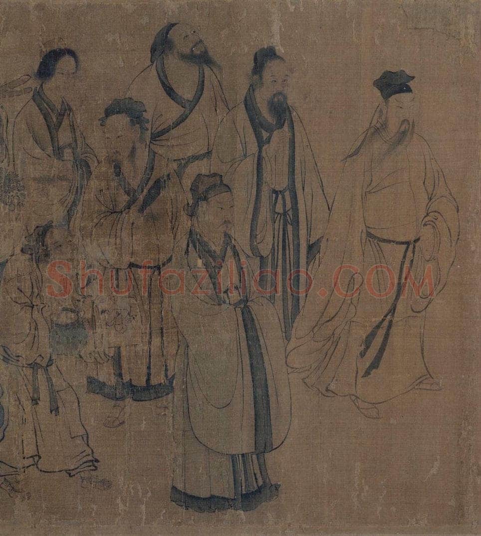 宋 佚名 《護法天王图》 书画作品