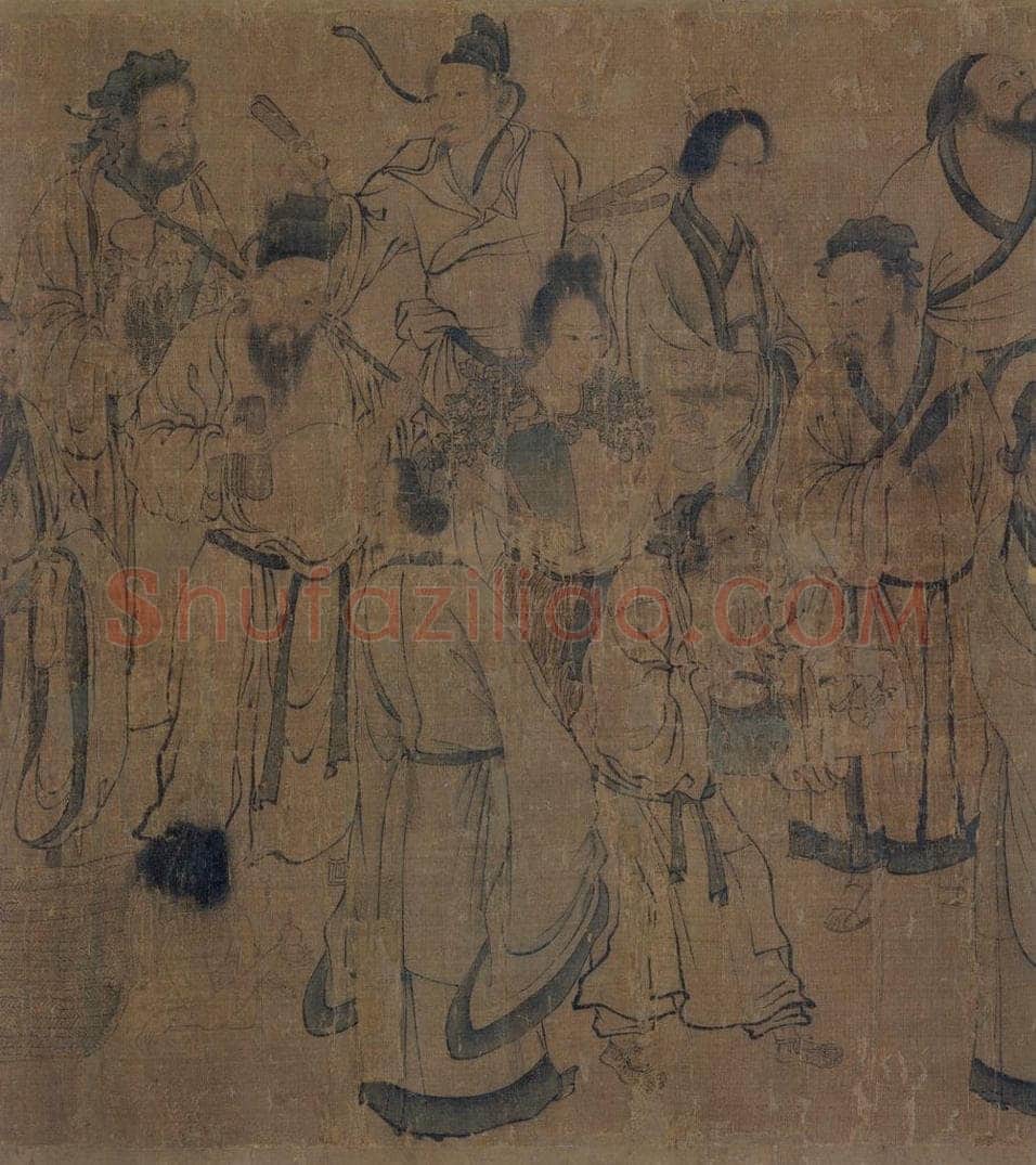 宋 佚名 《護法天王图》 书画作品