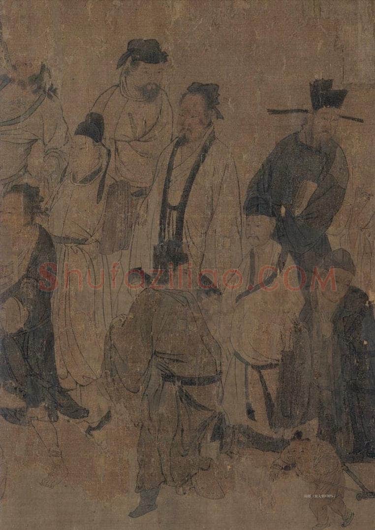 宋 佚名 《護法天王图》 书画作品