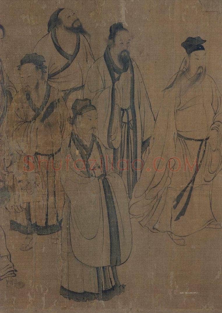 宋 佚名 《護法天王图》 书画作品