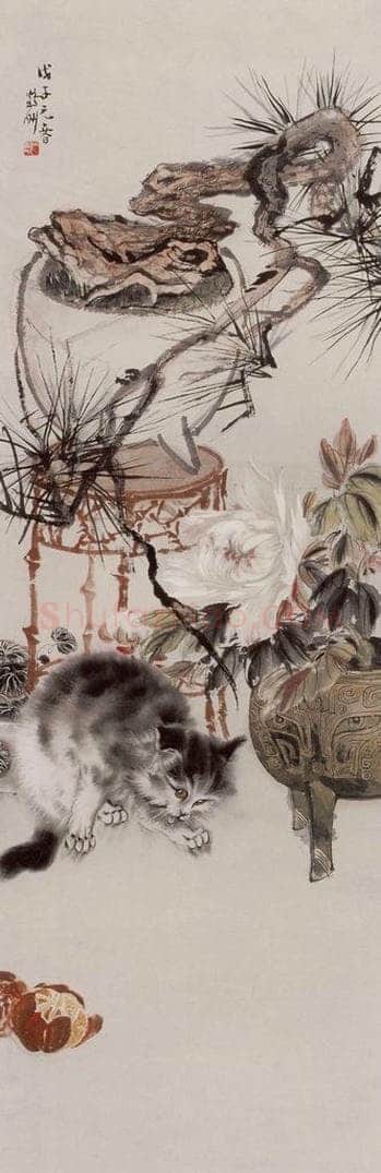 1948年 蔡鹤洲 《家嬉》 书画作品