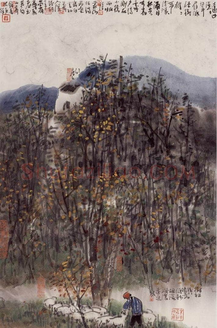 1998年 曾宓 《牧归》 书画作品