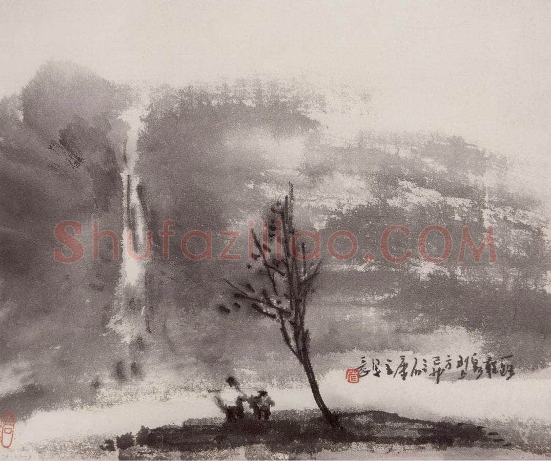 1999年 曾宓 《山水册页》 书画作品