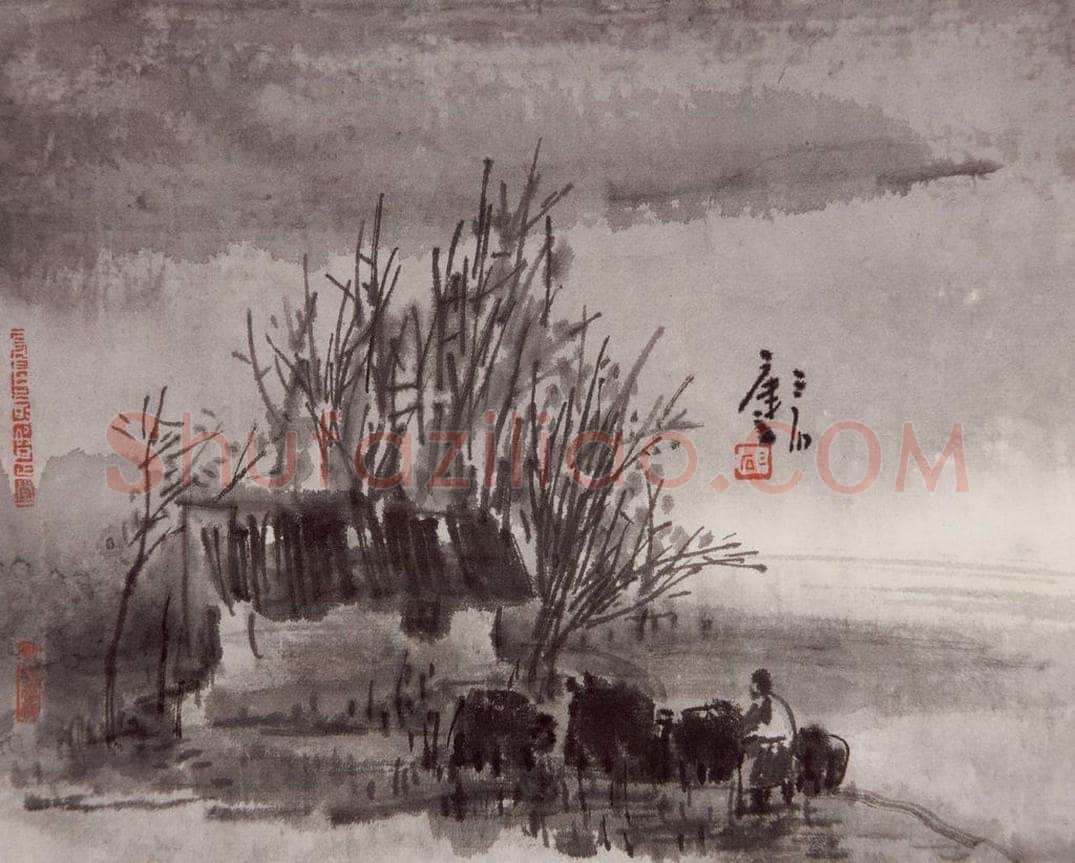 1999年 曾宓 《山水册页》 书画作品