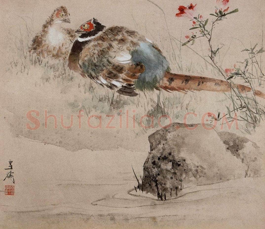 1964年 王雪涛 《花鸟册页十开》 书画作品
