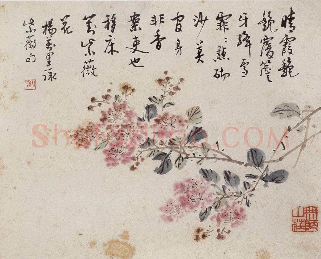 1932年 王雪涛 《自提花卉册页》 书画作品