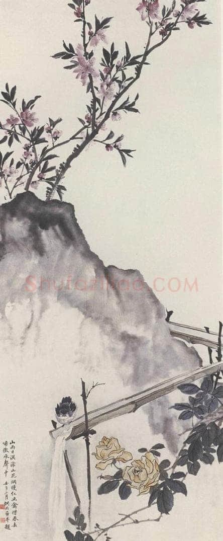 1912年 金城 《花鸟图》 书画作品
