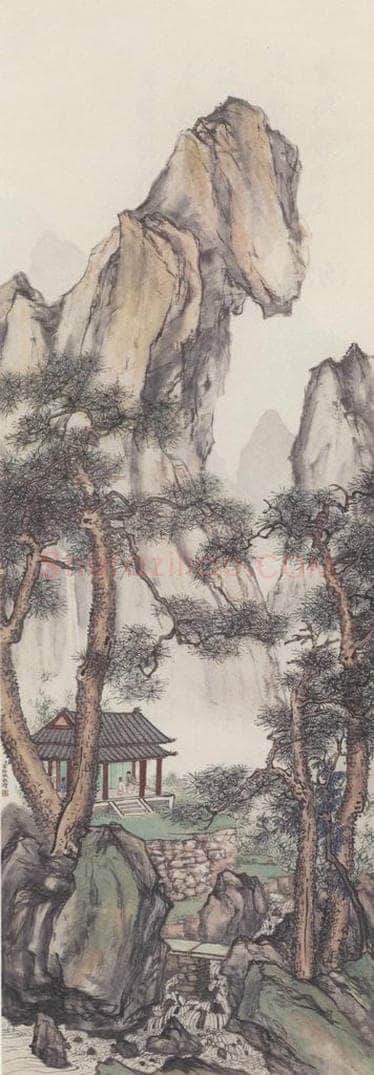 金城 《山水图》 书画作品