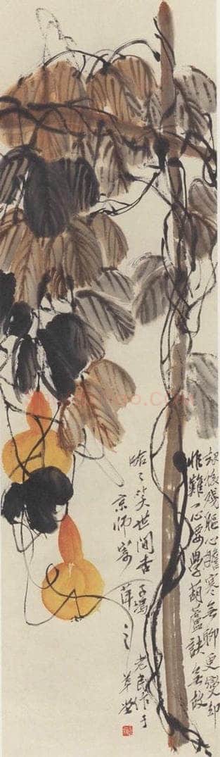 齐白石 《葫芦图》 书画作品