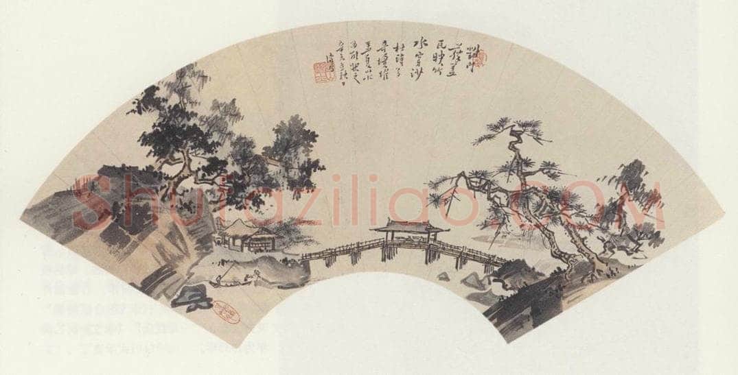1931年 溥儒 《杜甫诗意图》 书画作品
