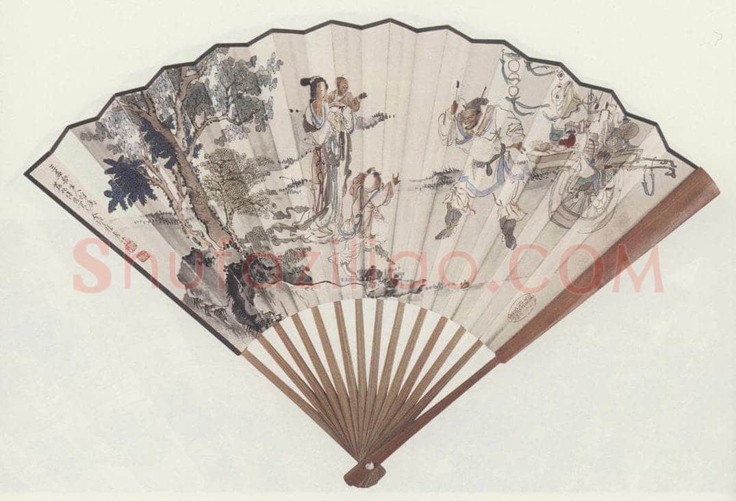 徐操 《货郎图》 书画作品