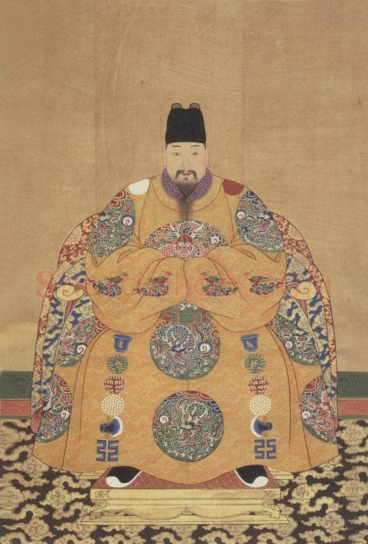 明代 不详 《明光宗朱常洛像》 书画作品