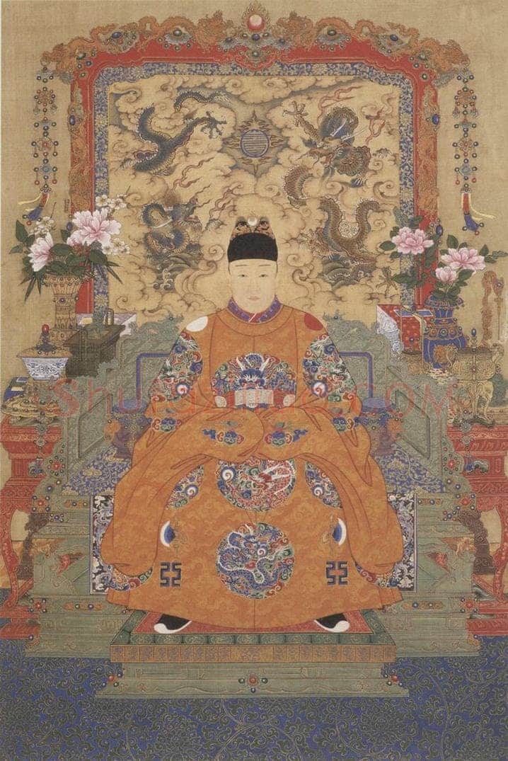 明代 不详 《明熹宗朱由校像》 书画作品