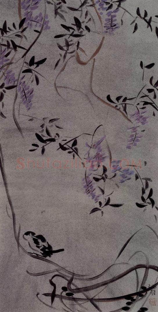 2007年 杨福音 《这般庭院》 书画作品
