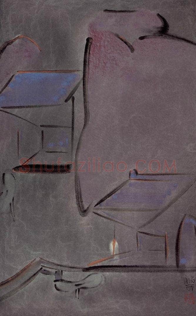 2005年 杨福音 《一分素景》 书画作品