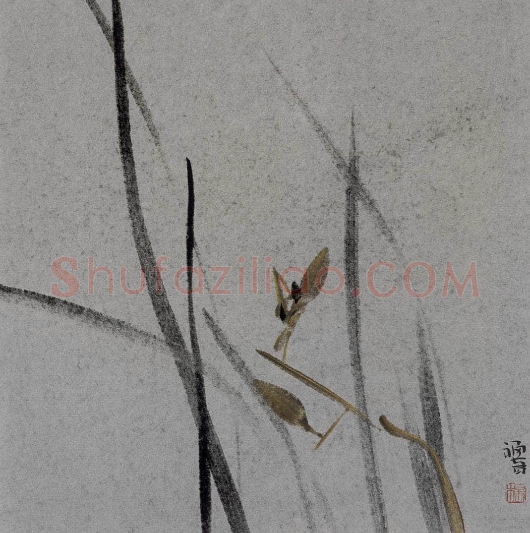 2007年 杨福音 《兰花册页》 书画作品