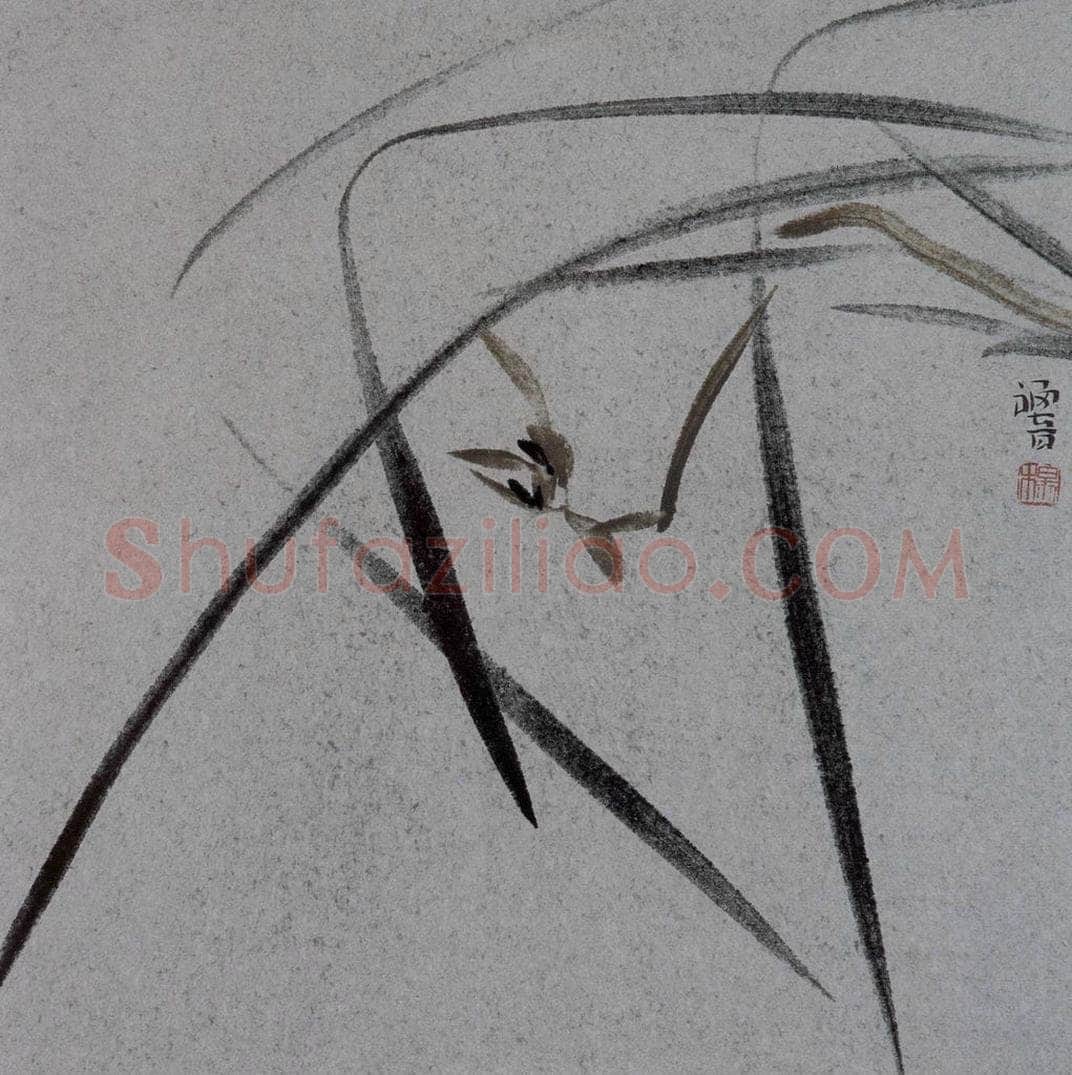 2007年 杨福音 《兰花册页》 书画作品