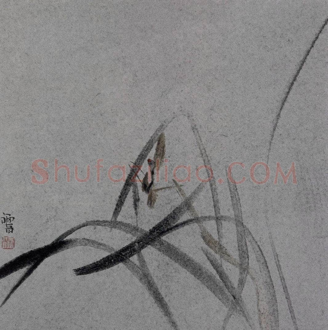 2007年 杨福音 《兰花册页》 书画作品