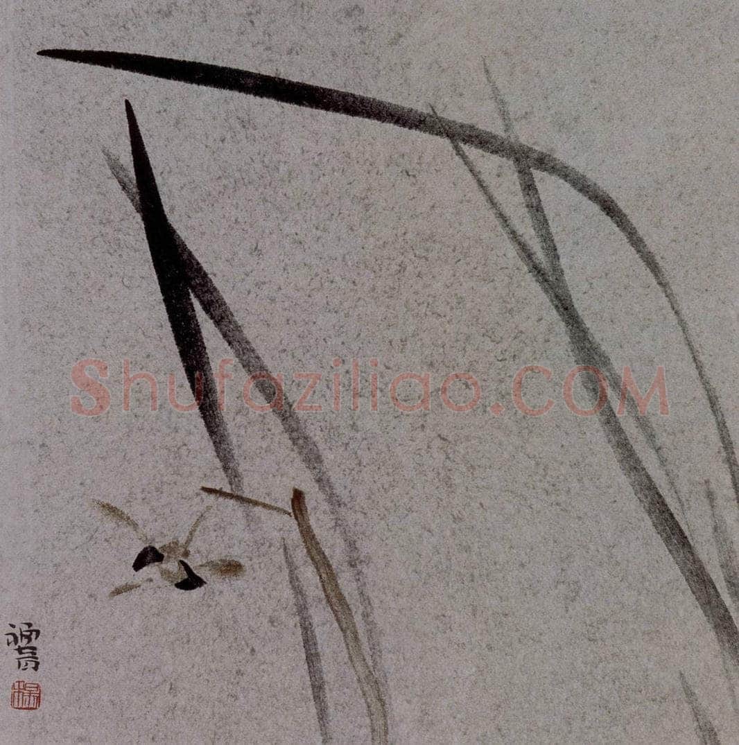 2007年 杨福音 《兰花册页》 书画作品