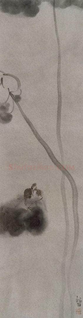 2007年 杨福音 《闲花似洗》 书画作品