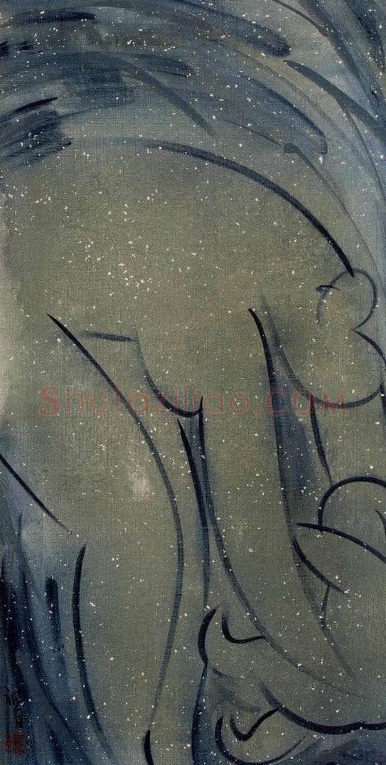 2002年 杨福音 《母·子》 书画作品