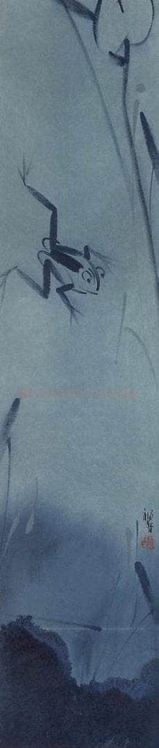2003年 杨福音 《荷塘疏雨》 书画作品