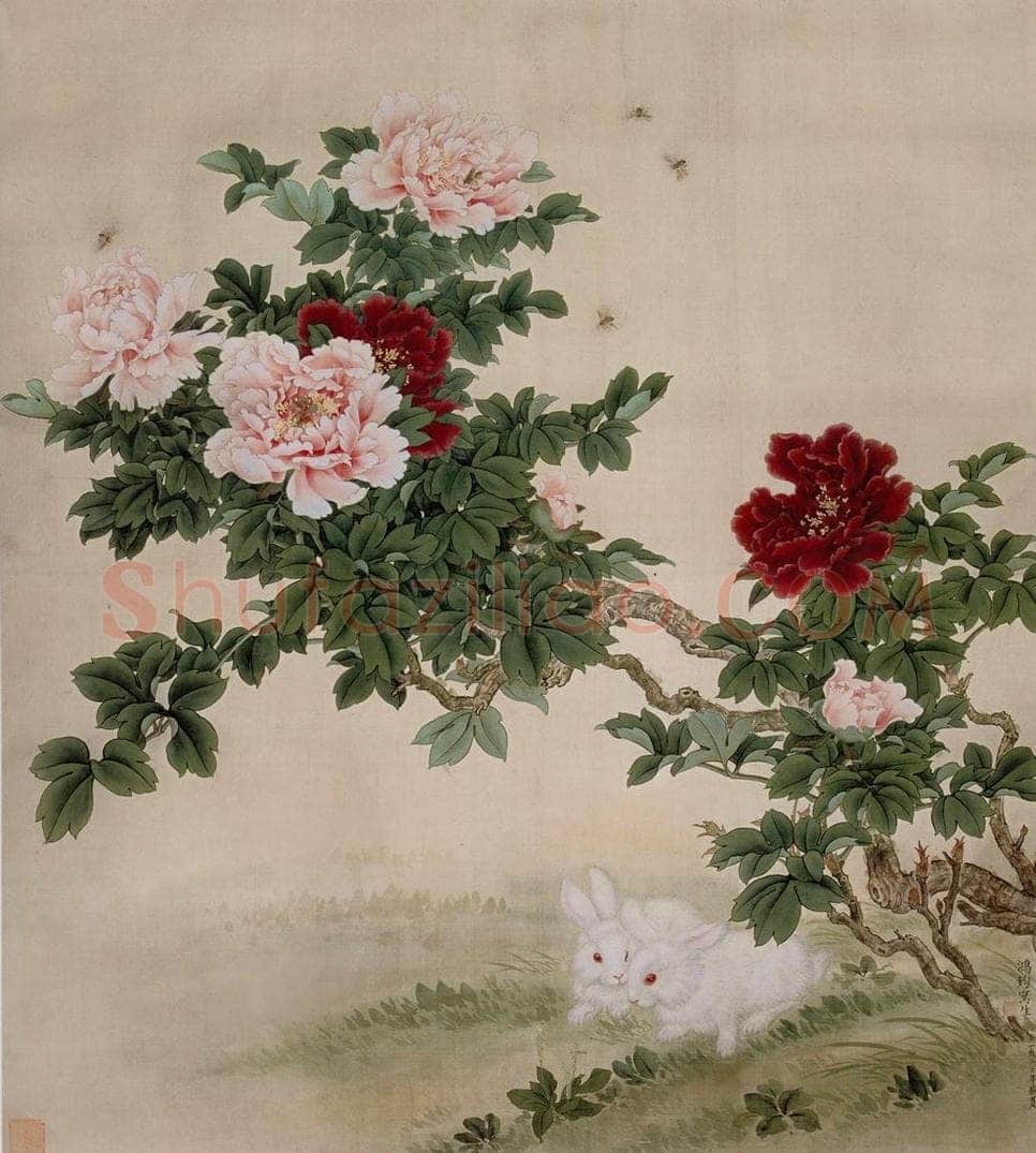 1962年 金鸿钧 《国色天香》 书画作品