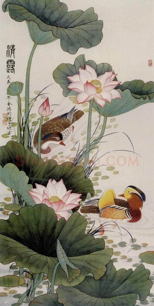 1988年 金鸿钧 《清露》 书画作品