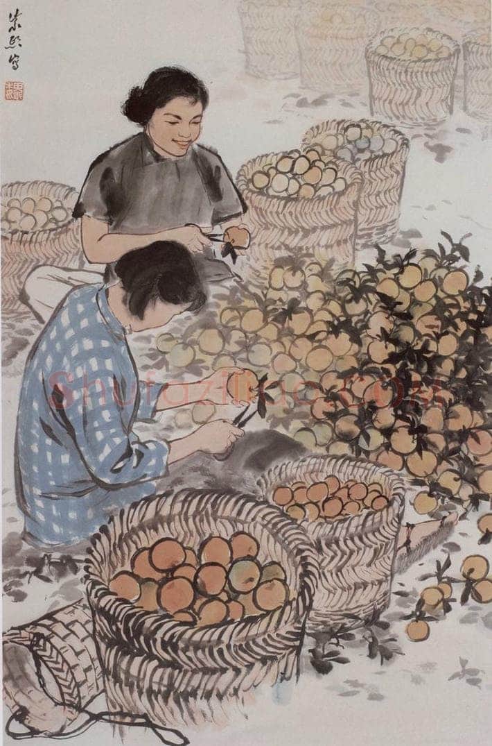  魏紫熙 《人物》 书画作品