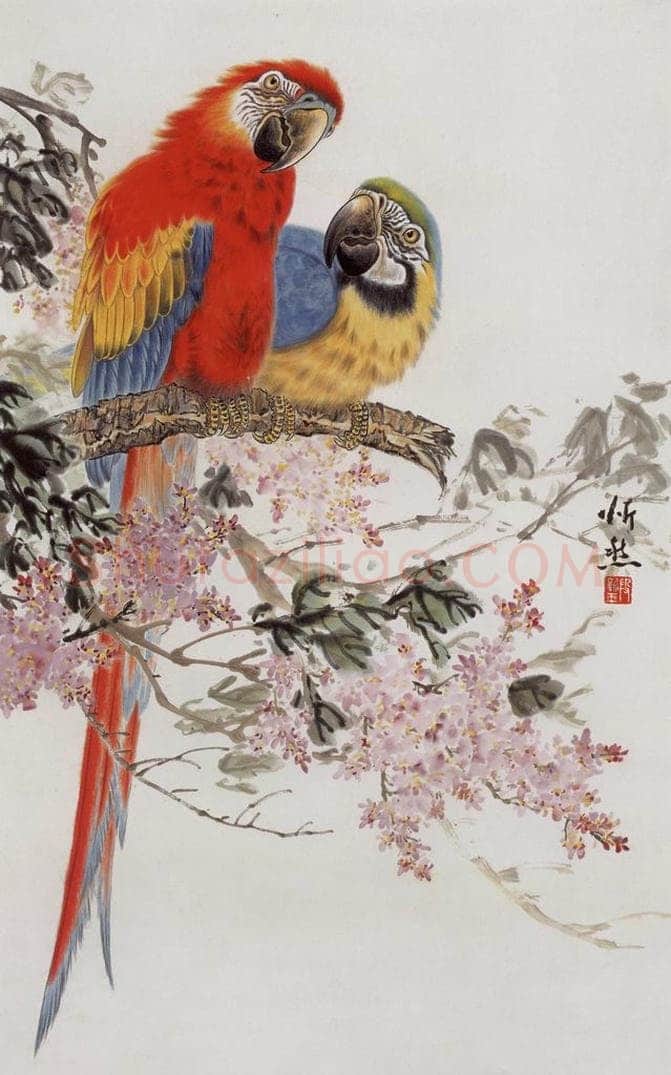 1981年 段忻然 《私语》 书画作品