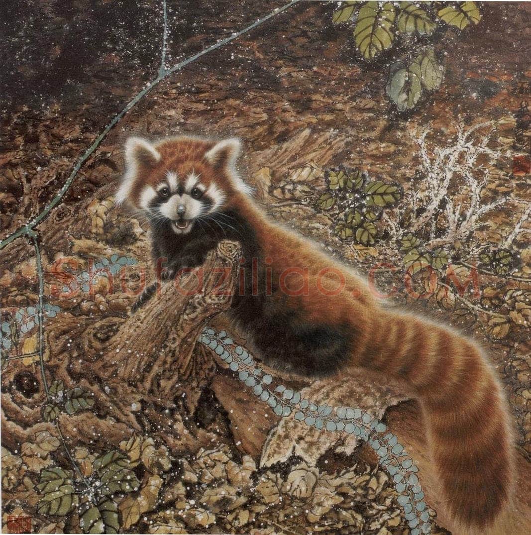 1994年 段忻然 《霜寒》 书画作品