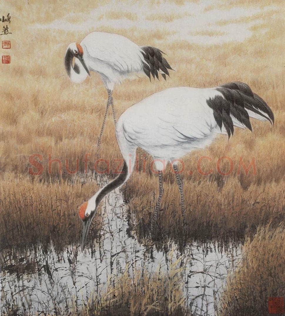 1995年 段忻然 《烂漫金秋》 书画作品
