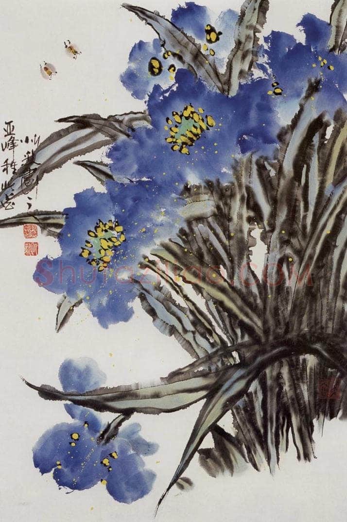 1999年 段忻然 《天香》 书画作品