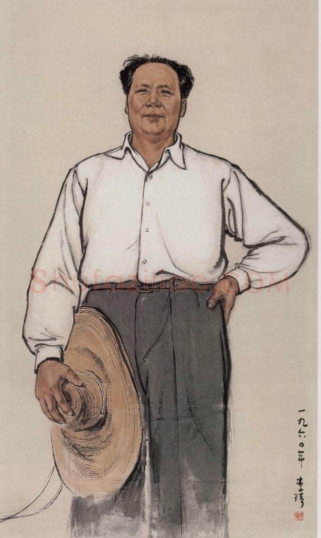 1960年 李琦 《主席走遍全国》 书画作品