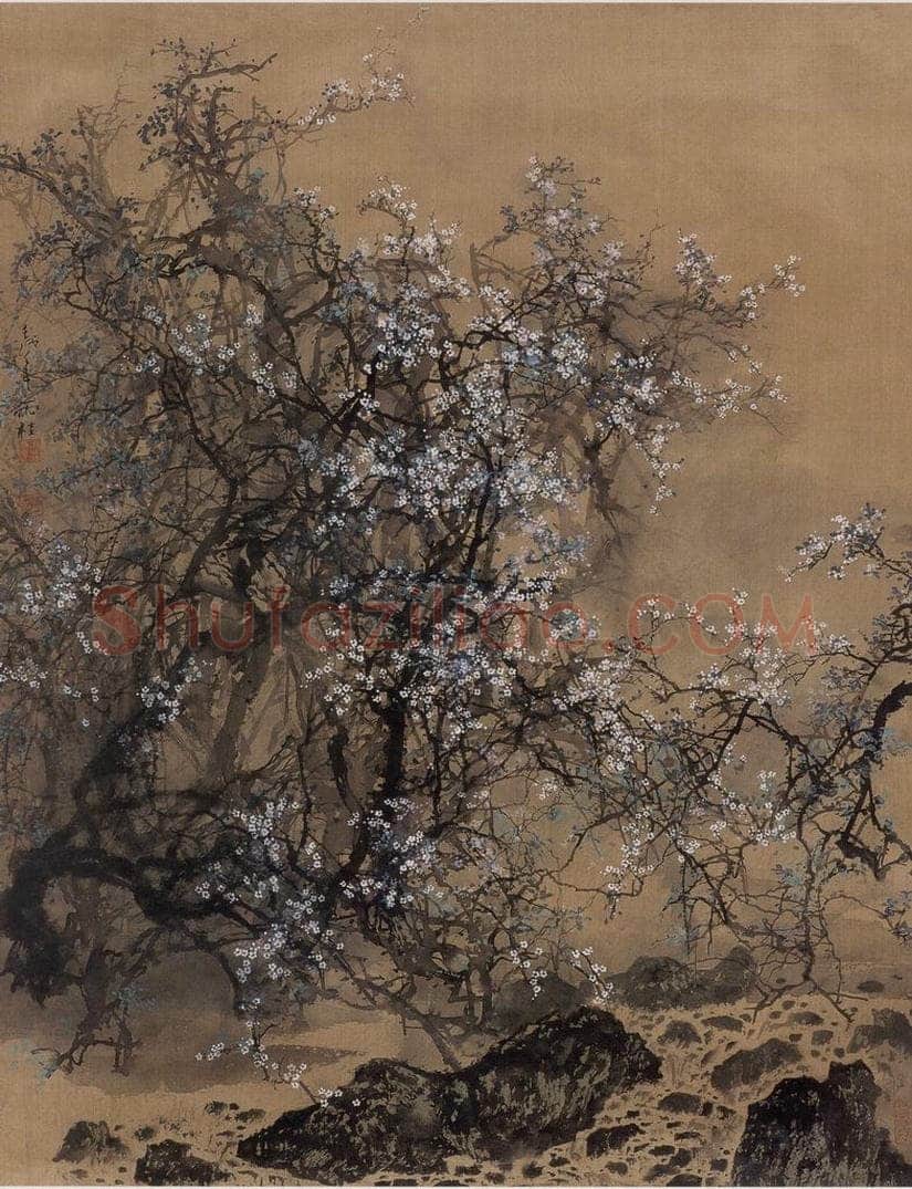 1982年 宋雨桂 《春雨》 书画作品