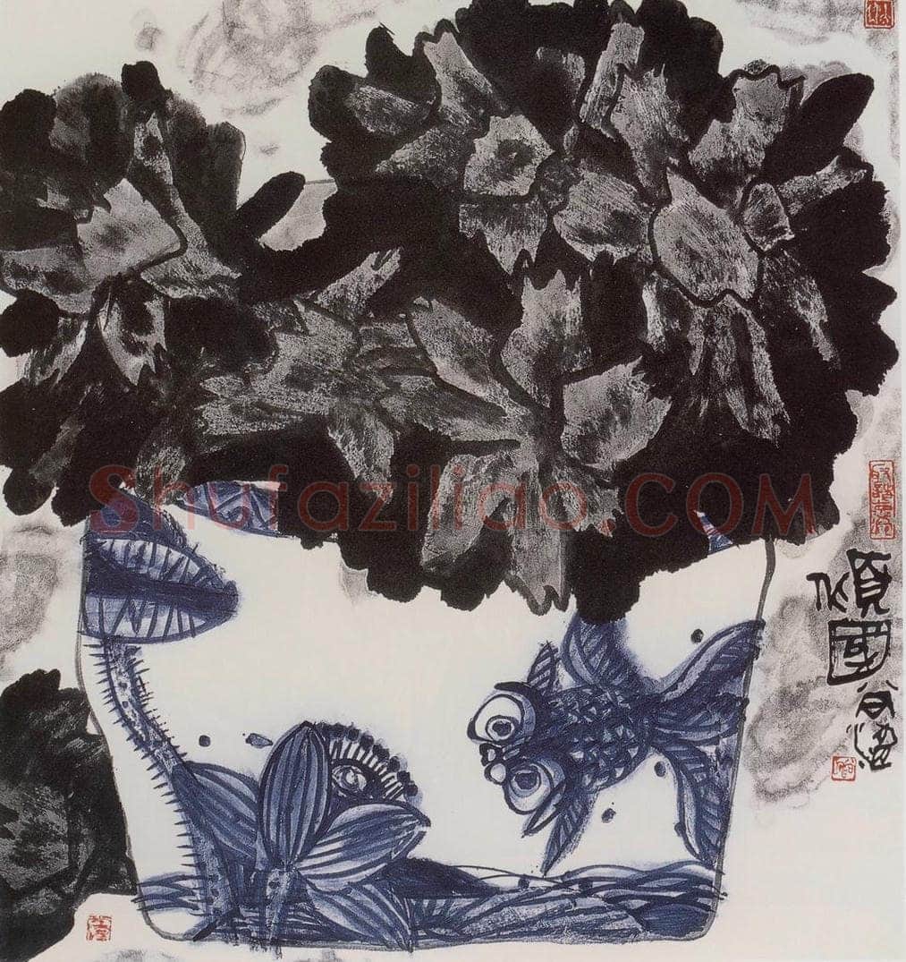 1993年 尚涛 倾国 书画作品