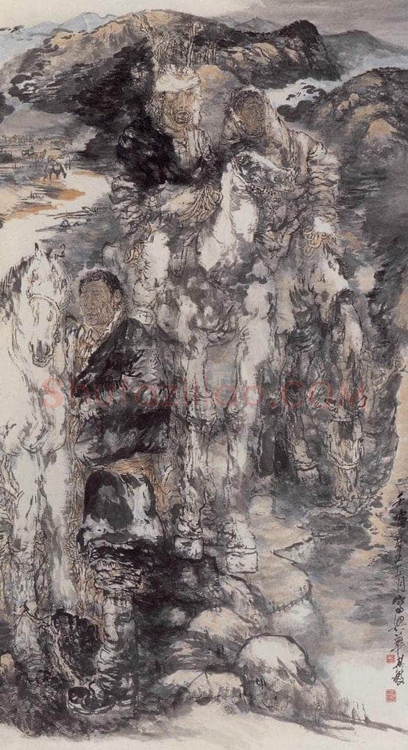 1996年 华其敏 回声 书画作品