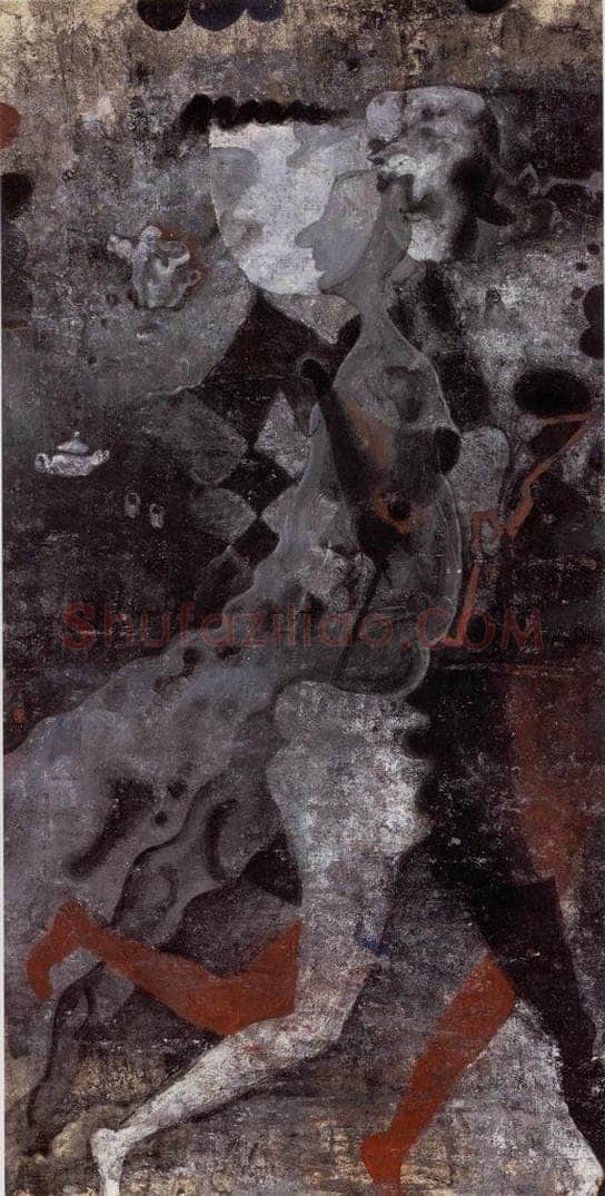 2002年 朱振庚 《壶人系列（之三）》 书画作品