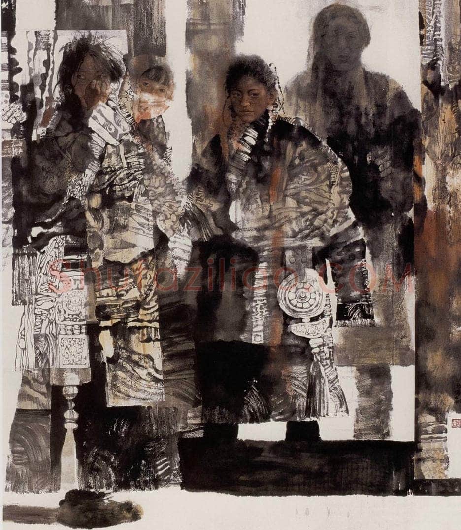 2003年 赵建成 《西部放歌-灵光》 书画作品