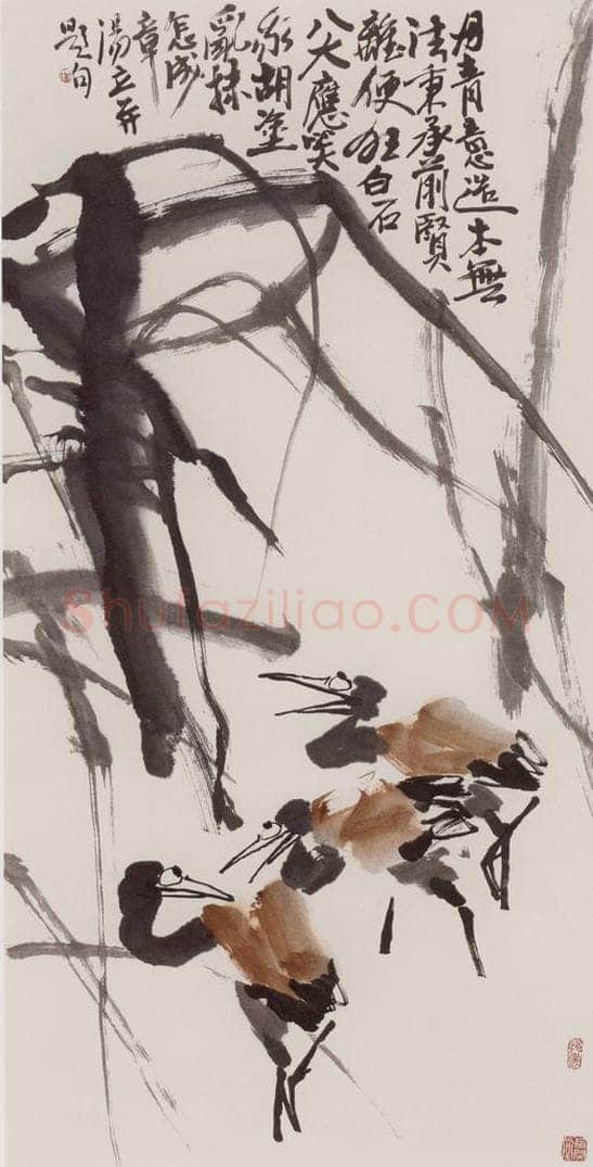 2003年 汤立 《三思图》 书画作品