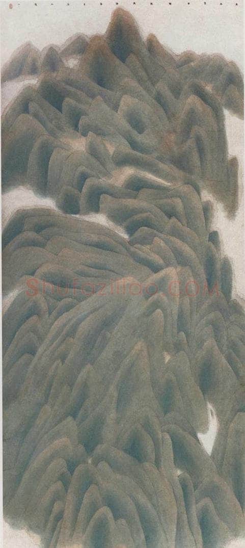 2006年 卢甫圣 《叠嶂西驰》 书画作品