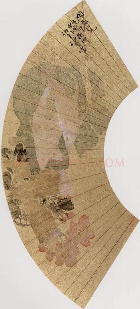 1874年 任伯年 《花鸟人物集锦册十二开》 书画作品