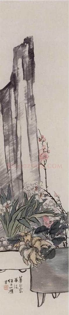 约19世纪70年代初期 任伯年 《三清图》 书画作品