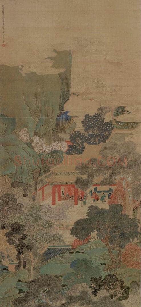 1866年 任伯年 《人物故实图》 书画作品
