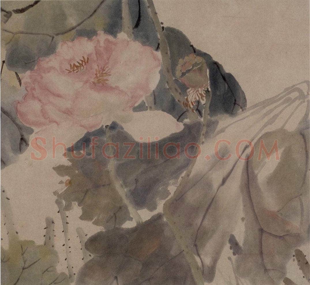 1866年 任伯年 《丙寅花卉册》 书画作品