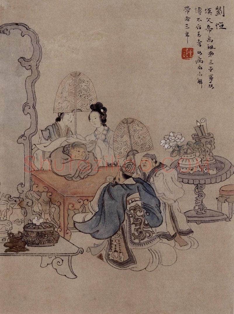 1866年 任伯年 《二十四孝图》 书画作品