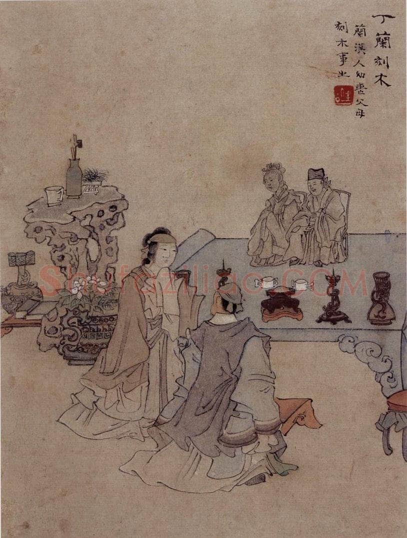 1866年 任伯年 《二十四孝图》 书画作品