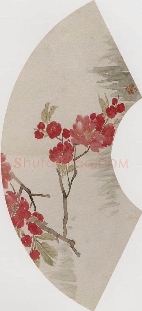 1867年 任伯年 《花卉图册 十二开》 书画作品