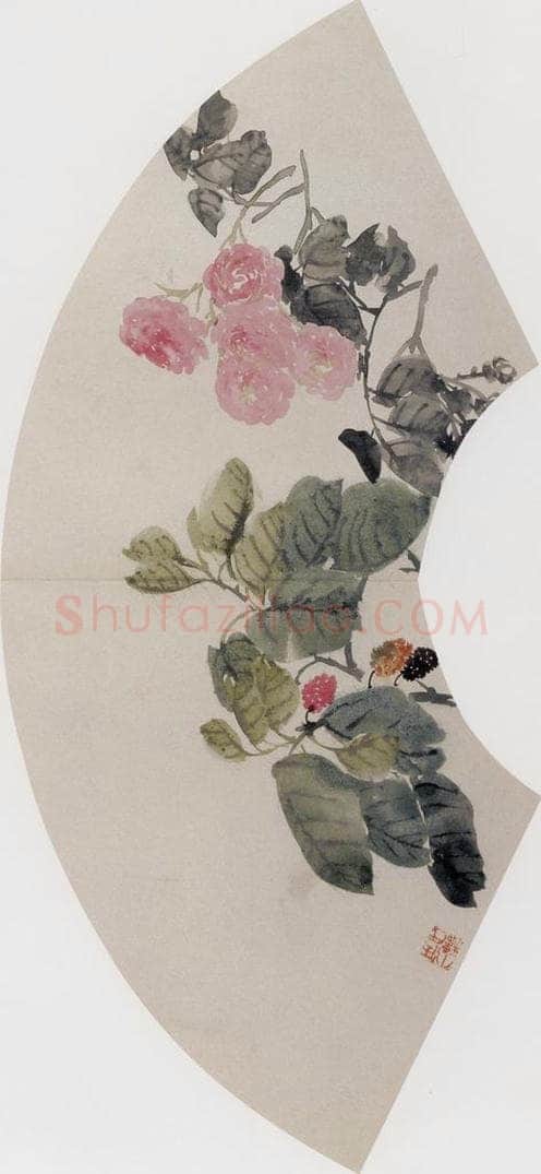 1867年 任伯年 《花卉图册 十二开》 书画作品