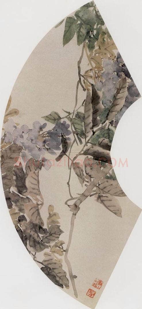 1867年 任伯年 《花卉图册 十二开》 书画作品